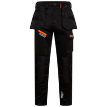 Load image into Gallery viewer, Professional Tactical Threads Strategic Men's Polyester Workwear Trousers - Black