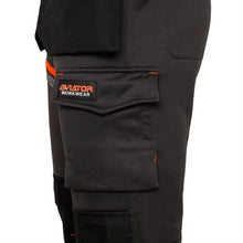 Load image into Gallery viewer, Professional Tactical Threads Strategic Men's Polyester cargo Workwear Trousers - Grey