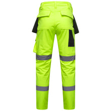 Load image into Gallery viewer, Men's Waterproof Hi vis Softshell Cargo Trouser Yellow