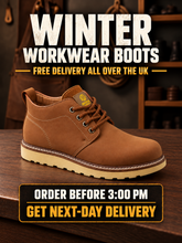 Load image into Gallery viewer, Composite Toe Work Boots Premium leather Safety shoes Workwear