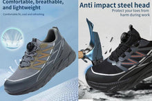 Load image into Gallery viewer, Men's Steel Toe & Puncture Proof Breathable Shock-Absorbing
