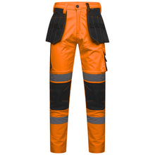 Load image into Gallery viewer, Men's Waterproof Hi vis Softshell Cargo Trouser Orange