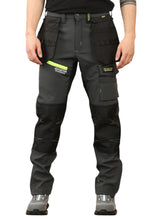 Load image into Gallery viewer, Professional Tactical Threads Strategic Men's Softshell cargo Workwear Trousers - Grey AV-62