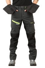 Load image into Gallery viewer, Professional Tactical Threads Strategic Men's Softshell cargo Workwear Trousers - Grey AV-62