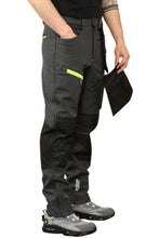 Load image into Gallery viewer, Professional Tactical Threads Strategic Men's Softshell cargo Workwear Trousers - Grey AV-62