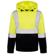 Load image into Gallery viewer, High Vis Kids Pullover Hoodie - Yellow/Navy