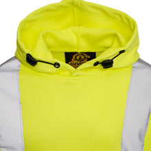 Load image into Gallery viewer, High Vis Kids Pullover Hoodie - Yellow/Navy