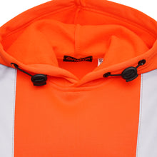 Load image into Gallery viewer, High Vis Kids Pullover Hoodie - Orange/Navy