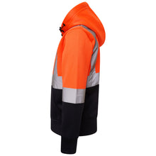 Load image into Gallery viewer, High Vis Kids Pullover Hoodie - Orange/Navy