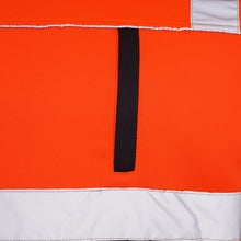 Load image into Gallery viewer, High Vis 4 Pockets Pullover Hoodie - Orange/Navy Success