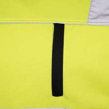 Load image into Gallery viewer, High Vis 4 Pockets Pullover Hoodie - Yellow/Navy