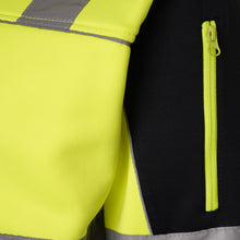 Load image into Gallery viewer, High Vis 4 Pockets Pullover Hoodie - Yellow/Navy