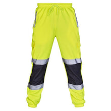 Load image into Gallery viewer, EN ISO 20471 Hi Vis Yellow/Navy Jogging Bottom - Aviator London