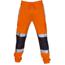 Load image into Gallery viewer, EN ISO 20471 Hi Vis Orange/Navy Jogging Bottom - Aviator London