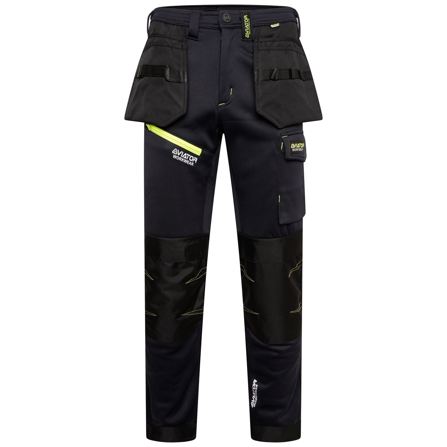 Professional Tactical Threads Strategic Men's Polyester Workwear Trousers - Navy