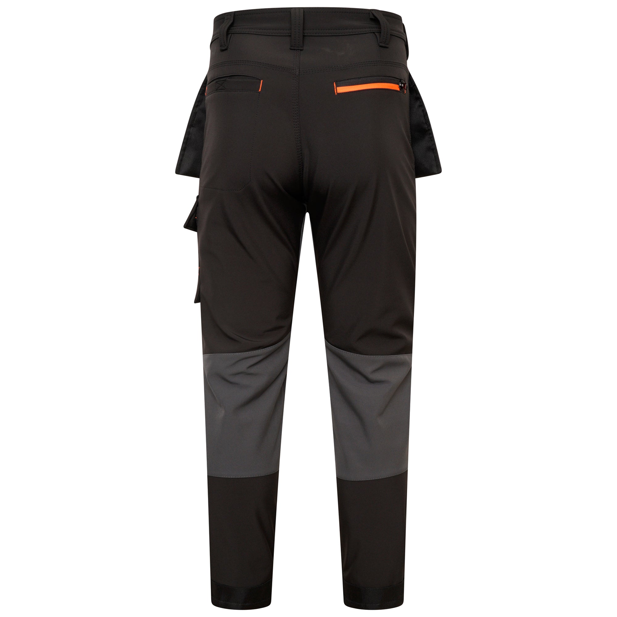 Professional Tactical Threads Strategic Men's Softshell cargo Workwear Trousers - Black