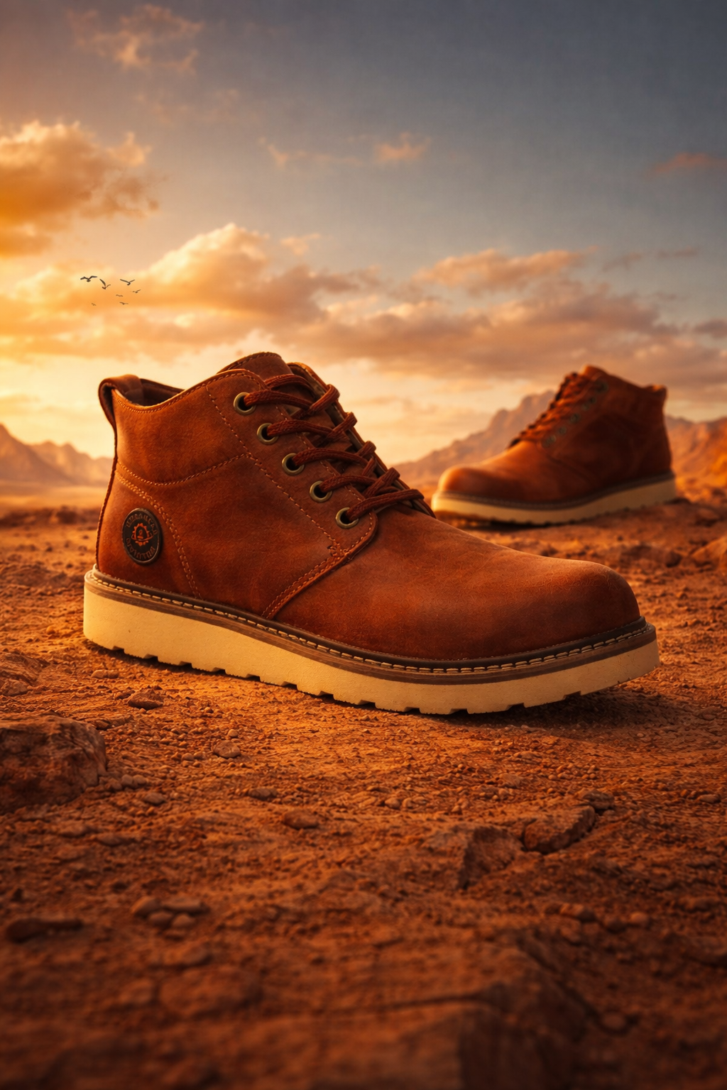 Composite Toe Work Boots Premium leather Safety shoes Workwear