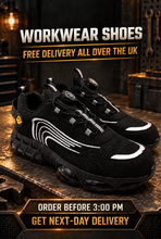 Load image into Gallery viewer, Men's Aviator Workwear Safety Shoes
