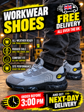 Load image into Gallery viewer, Men's Aviator Workwear Safety Shoes
