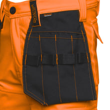 Load image into Gallery viewer, Men&#39;s Waterproof Hi vis Softshell Cargo Trouser Orange
