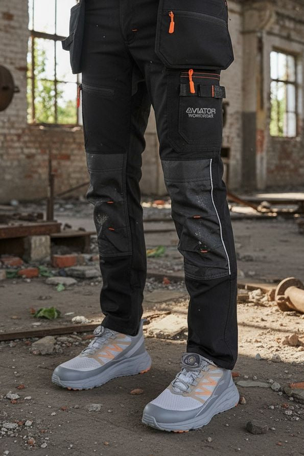 Men's Steel Toe & Puncture Proof  Breathable Shock-Absorbing