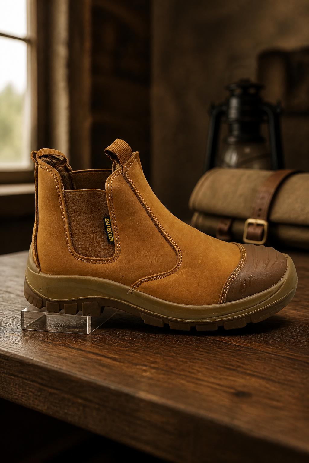 Mens safety work boot waterproof dealer safety AV-1124