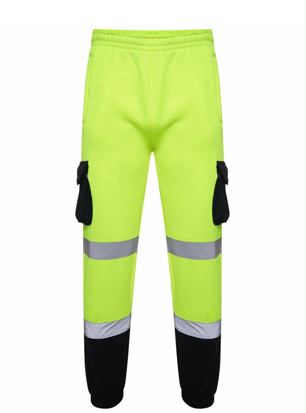 EN ISO 20471 Hi Vis Yellow/Navy Jogging Bottom
