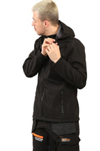 Load image into Gallery viewer, Men&#39;s Waterproof  Softshell Jackets Removeable Hoodie with Zip Pockets
