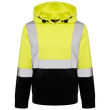 Load image into Gallery viewer, High Vis Kids Pullover Hoodie - Yellow/Navy
