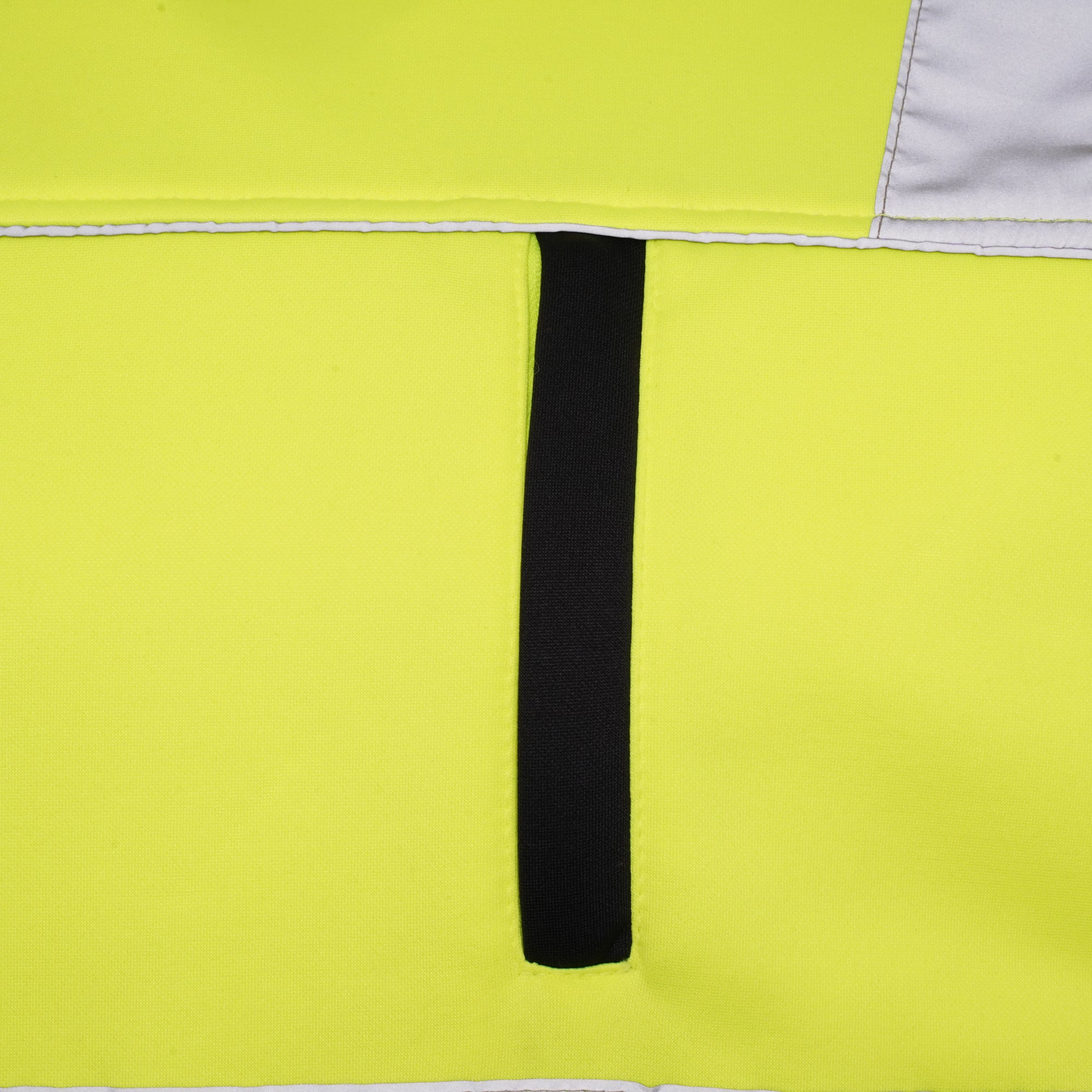 High Vis 4 Pockets Pullover Hoodie - Yellow/Navy