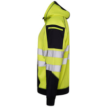 Load image into Gallery viewer, Aviator London Hi Vis Hoodie High Vis 3 Pockets 5 thread Pullover Hoodies - Yellow/Navy
