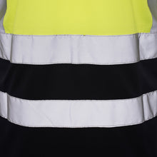 Load image into Gallery viewer, Aviator London ISO 20471 Class 2 Polo Shirt Yellow/Navy
